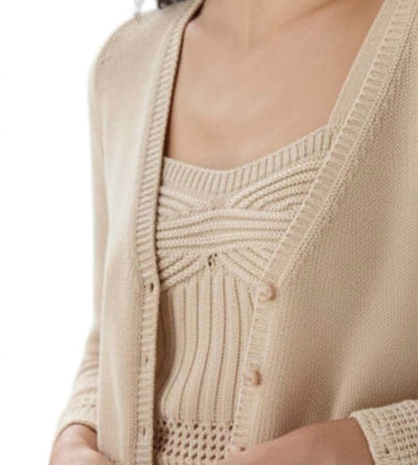Scallop Edge Cardigan