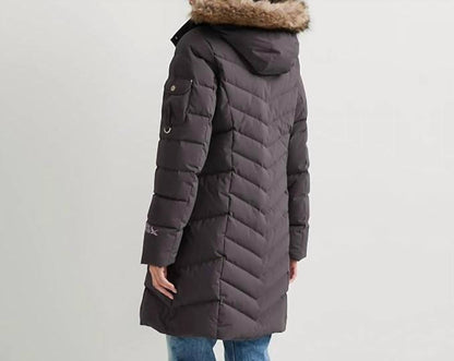 Womens 650 Down Sun Valley Puffer Parka Long Coat