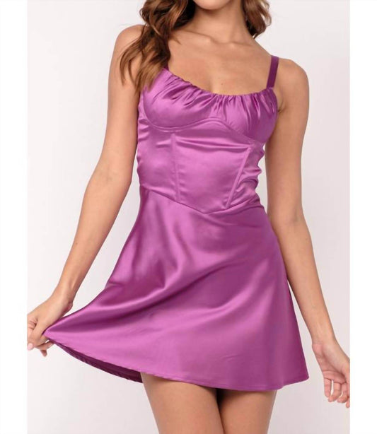 Cason Couture - The Reece Satin Mini Dress - Rack Hunt -