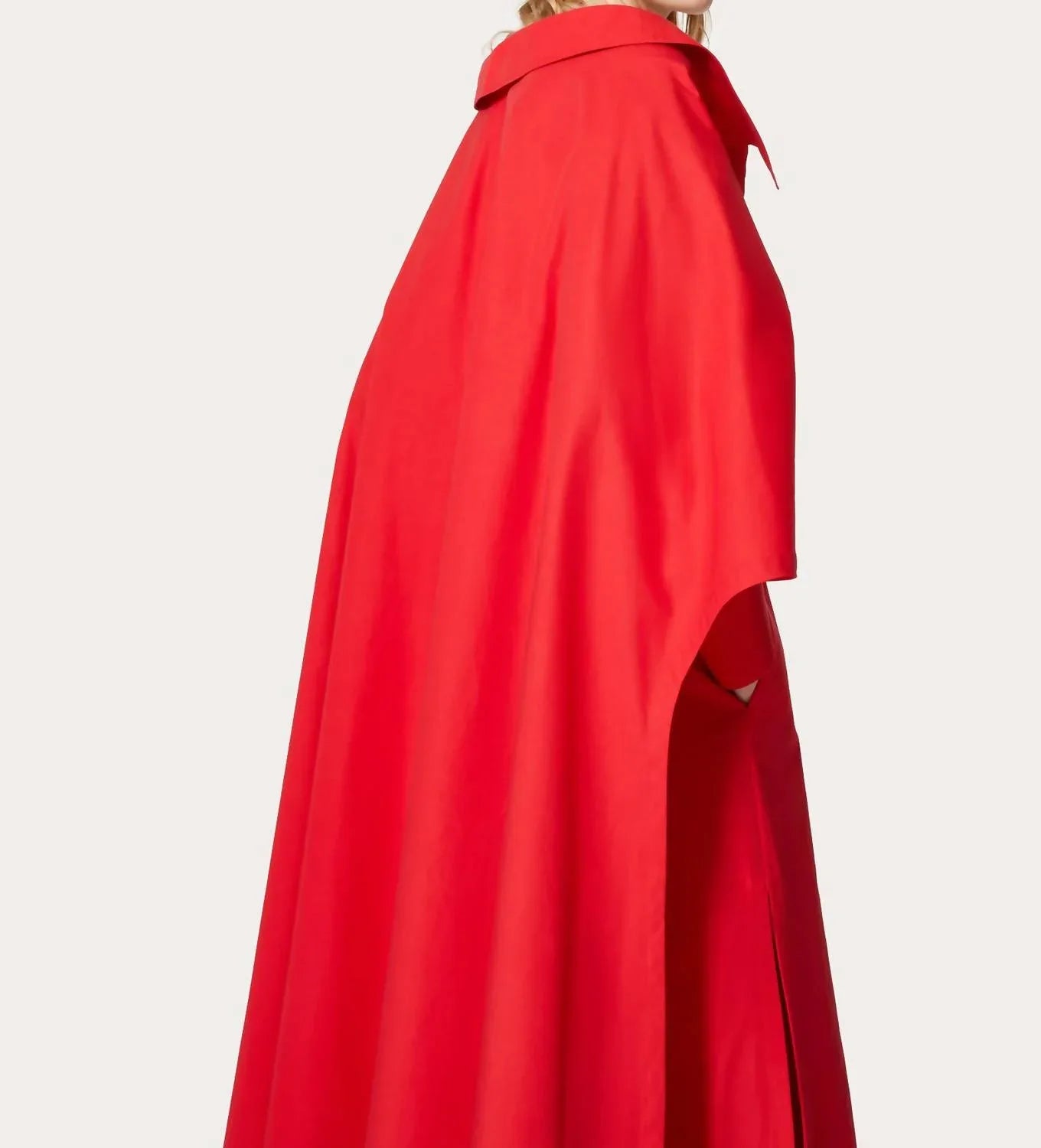 Valentino - Compact Popeline Dress - side view - Rack Hunt