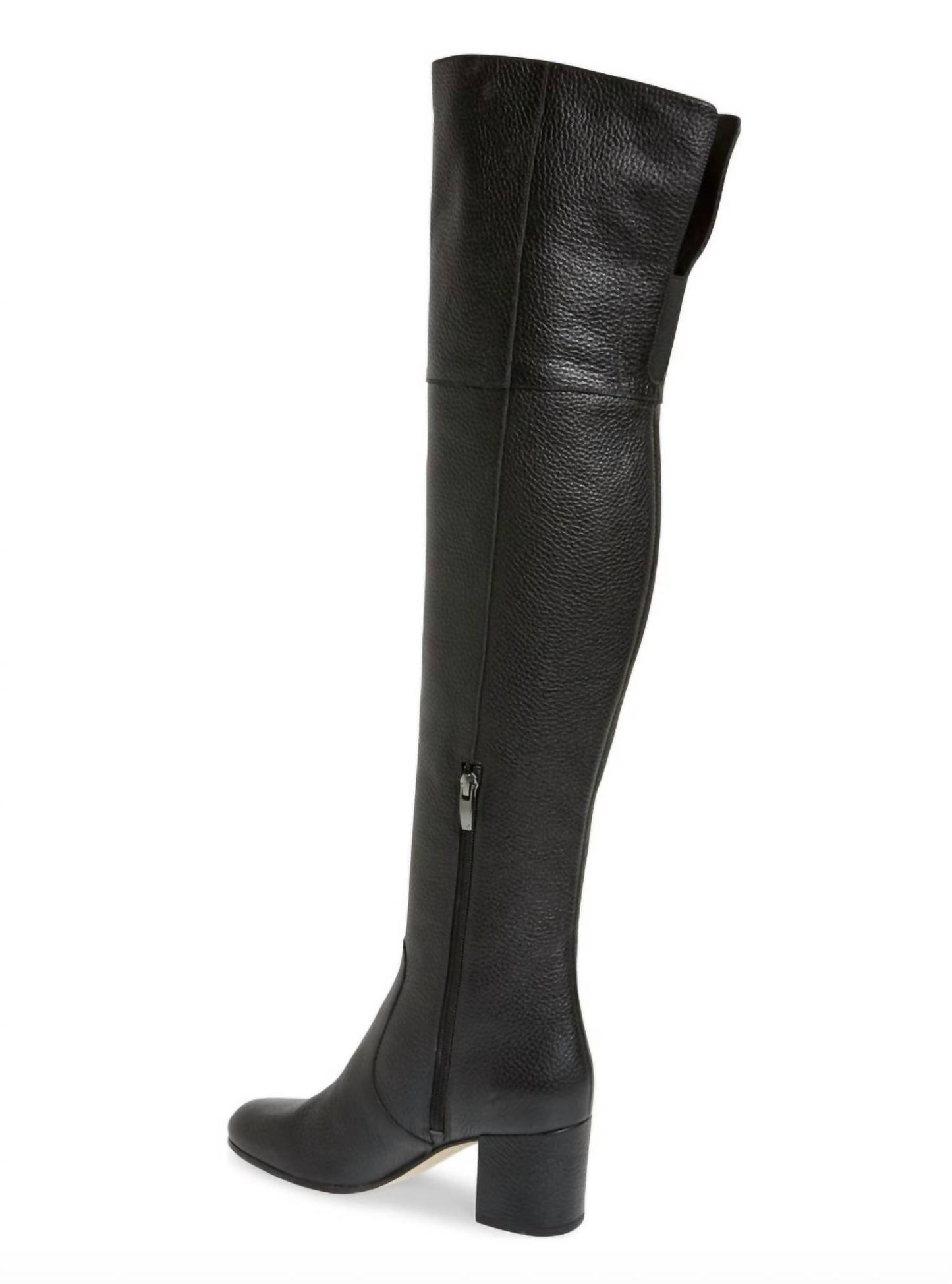 Women Finlay Leather Over The Knee Block Heel Boots