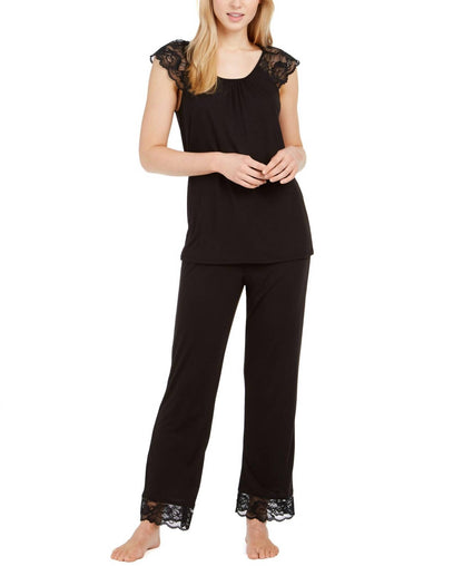 Sleepwear Lace Trim Pajama Set