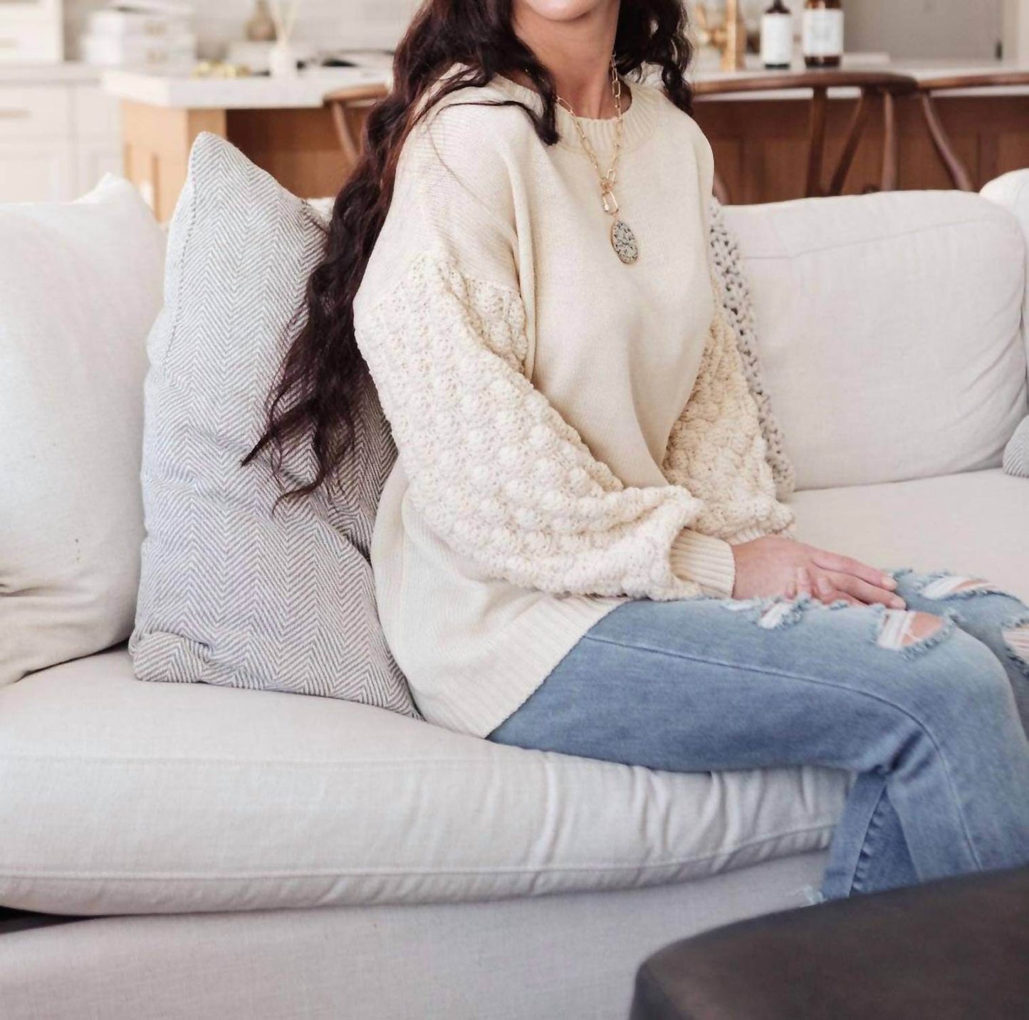 Ave Shops - Bubbly B Sweater - Rack Hunt -