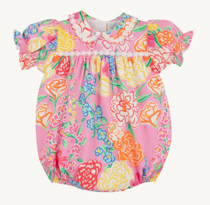 Girls Holly Day Bubble Romper