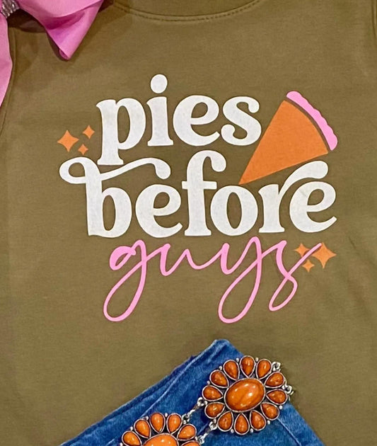 Girl's Pies Before Guys Tee