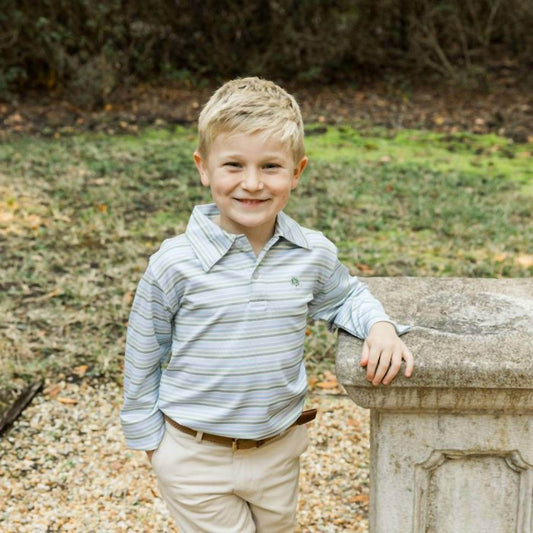 Bailey Boys - Harry Long Sleeve Performance Polo Shirt - Rack Hunt -