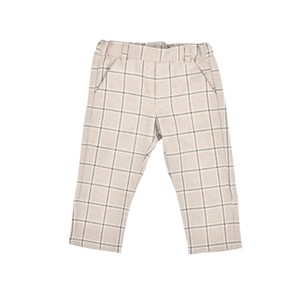 Boy's Elton Check Flannel Trouser