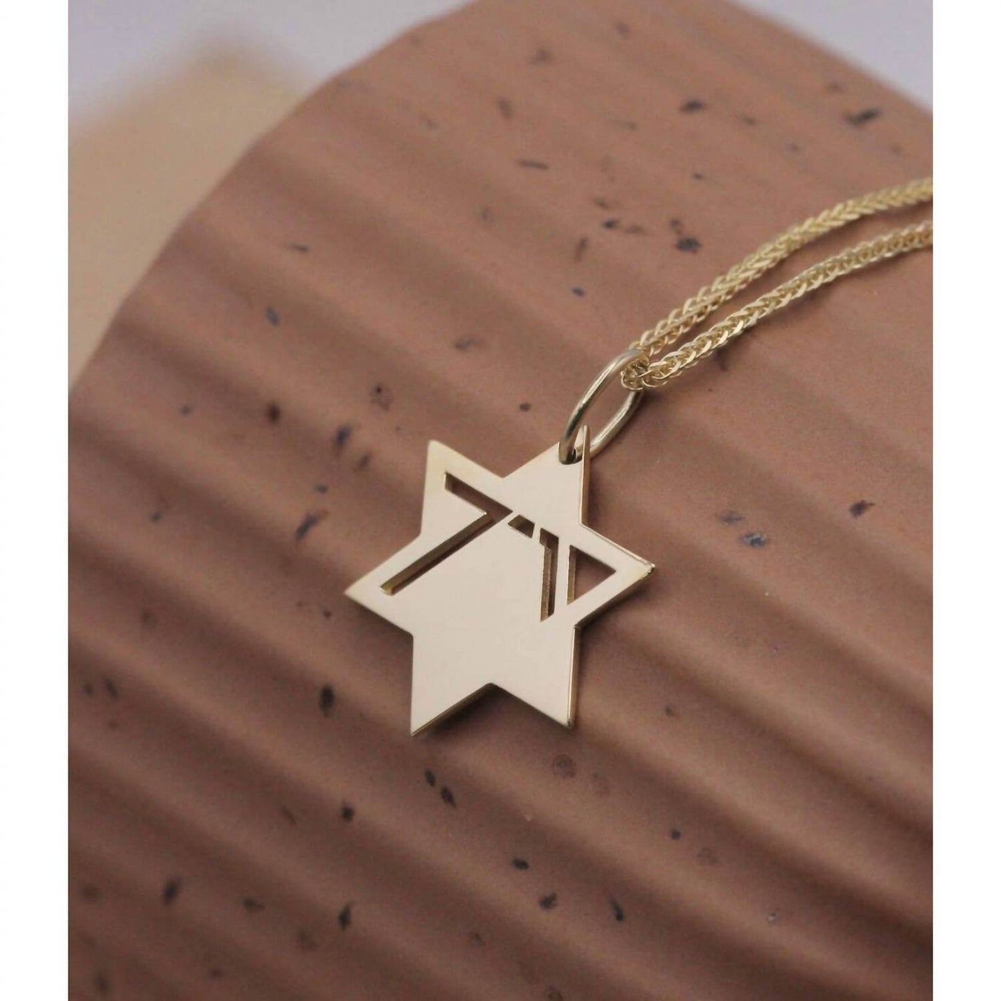 Rooted Gem Collective - Stand for Israel Magen David Memorial Pendant - Rack Hunt -