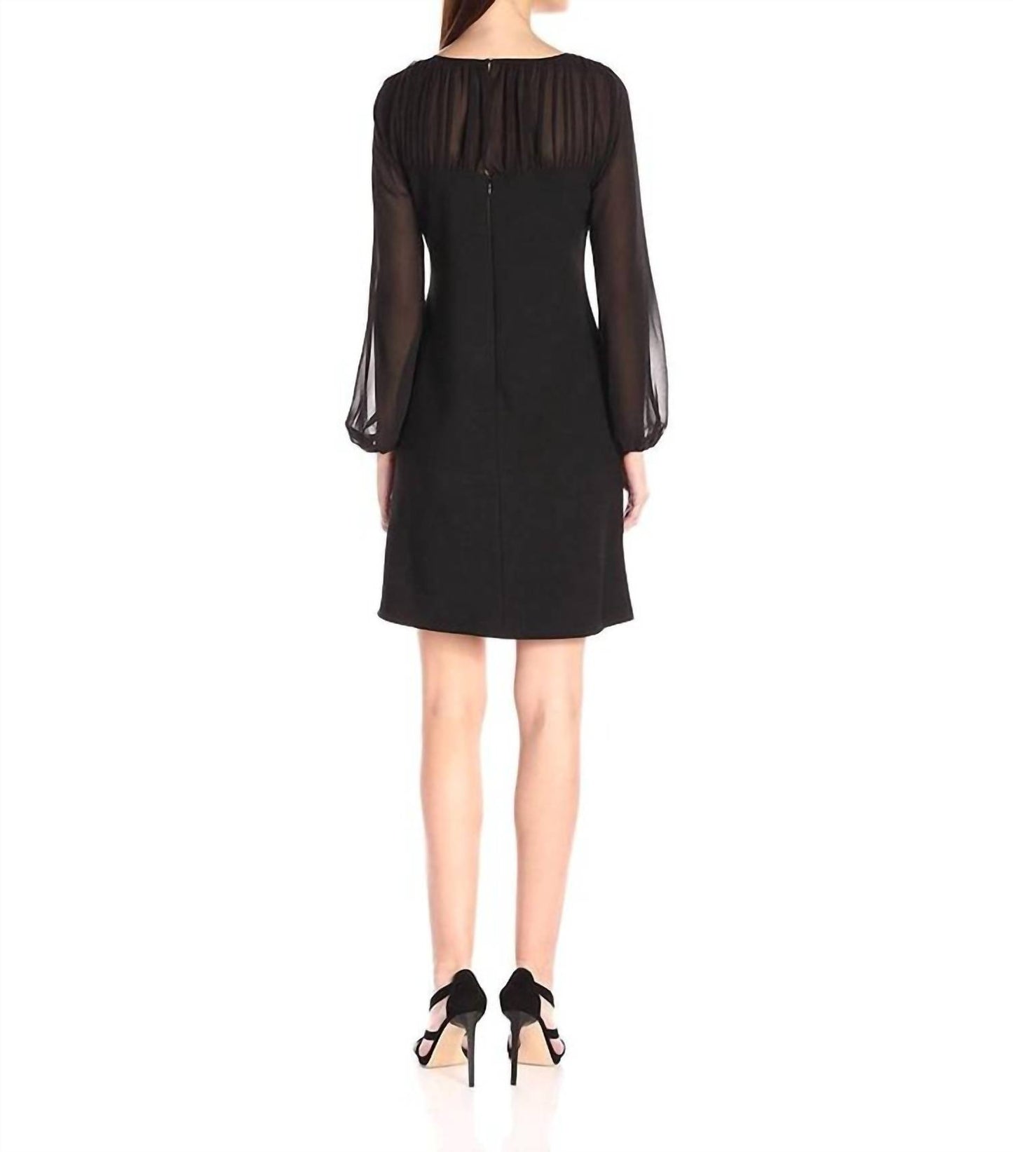 Long Sleeve Shift Party Dress