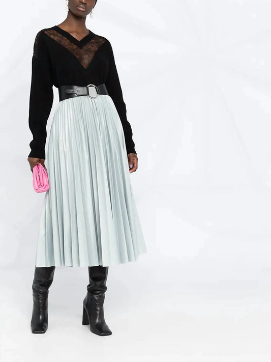 Valentino - Lace Embellished V-neck Jumper - Rack Hunt