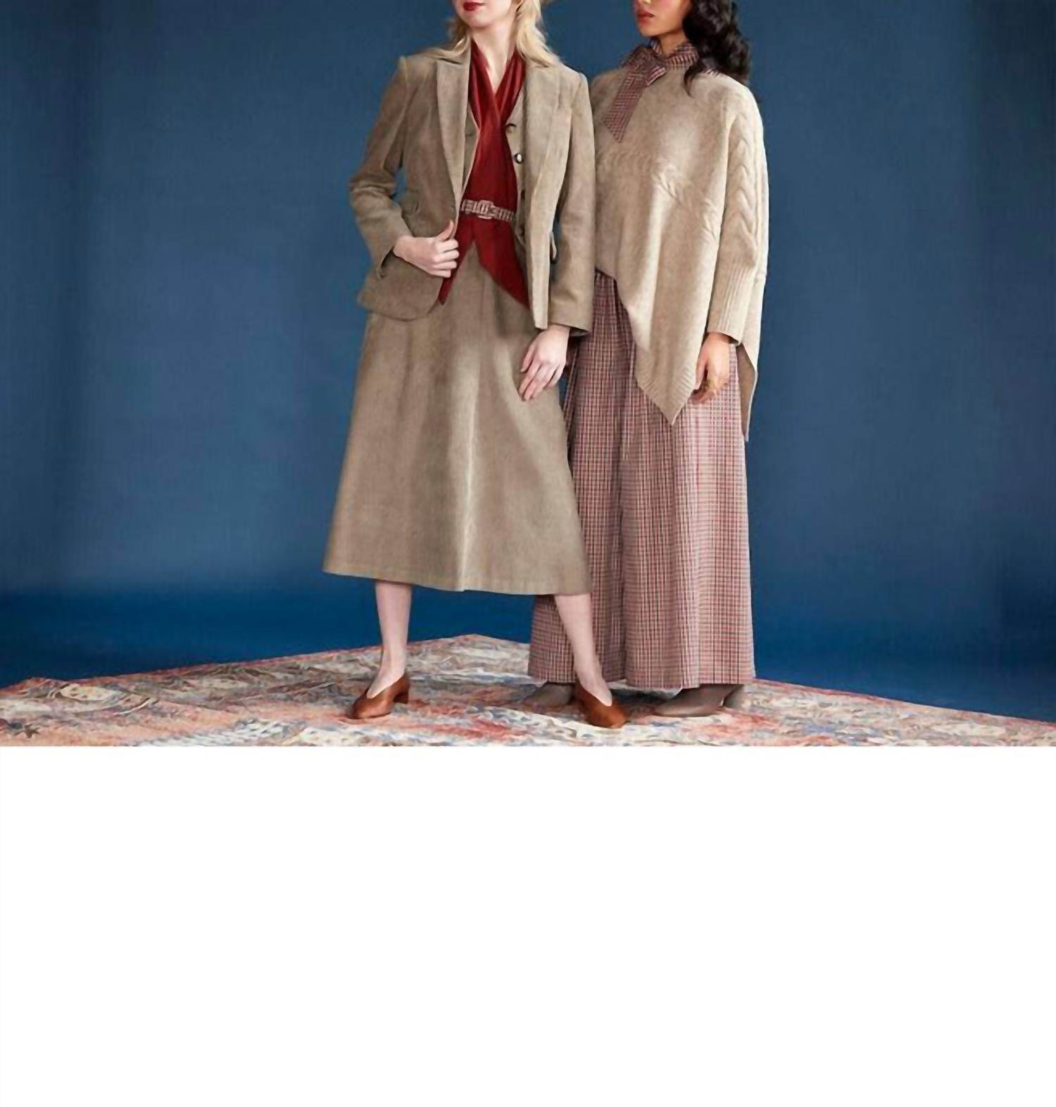 Rose Velvet - Tilda Corduroy Blazer Jacket - Rack Hunt -