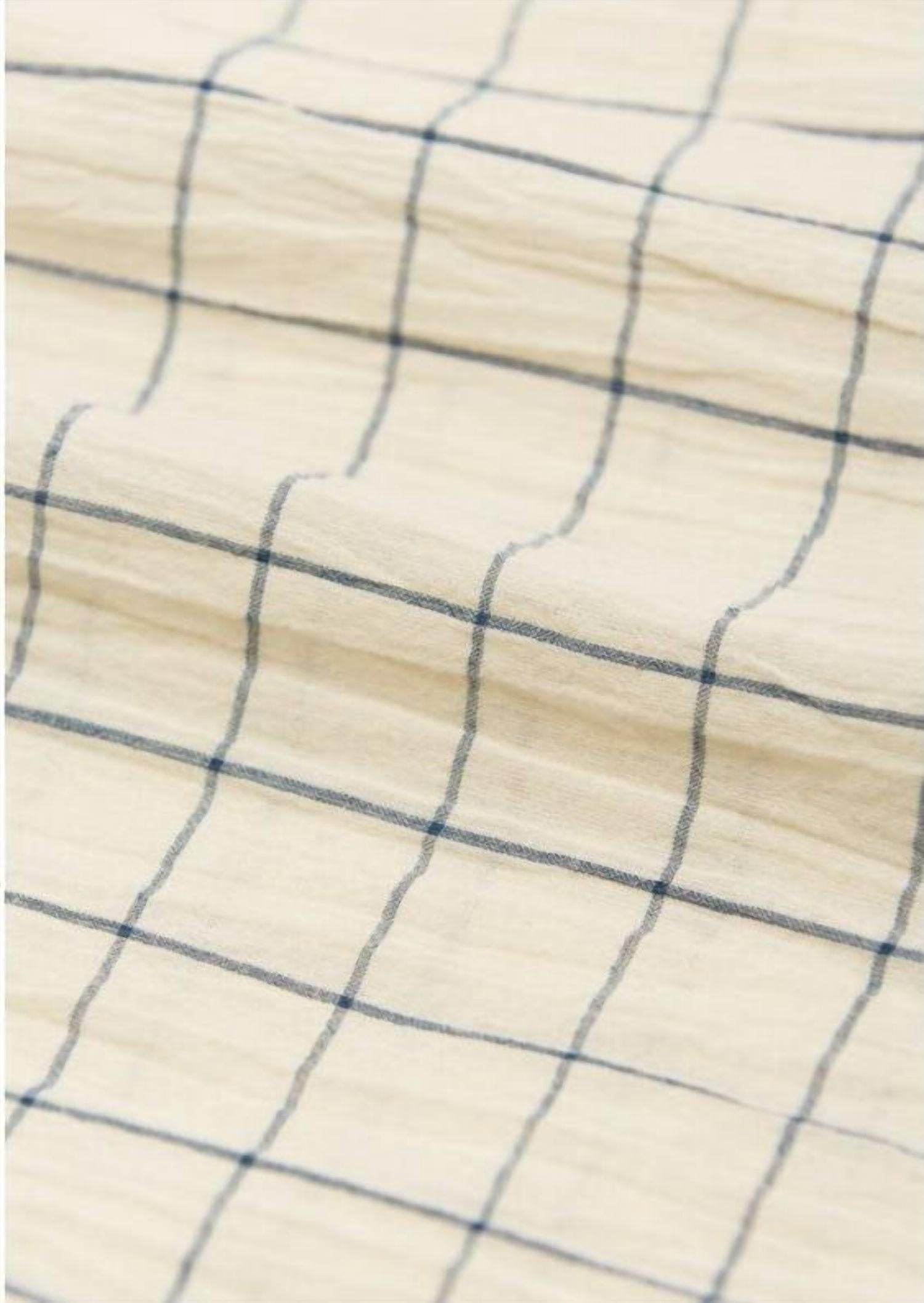 Arsène et les Pipelettes - Emilie Crepe Check Blouse - Rack Hunt -