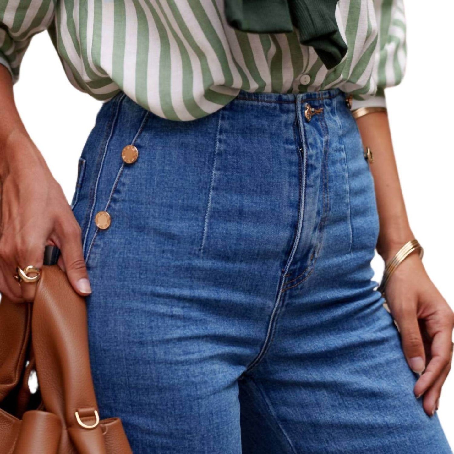 Oraije Paris - Venise Wide Leg Jeans - Rack Hunt -