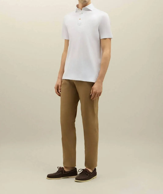 Boglioli - Cotton Jersey Short Sleeve Polo Shirt - Rack Hunt