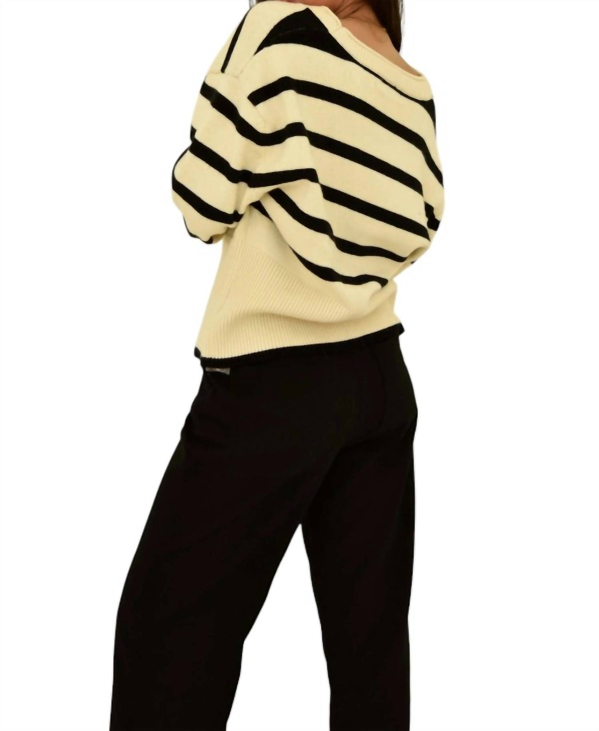 Striped Button Down Cardigan Sweater