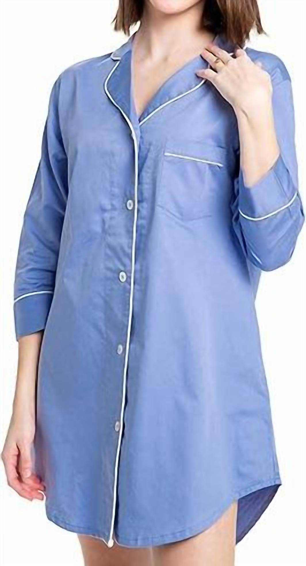Button-down Sleep Shirt