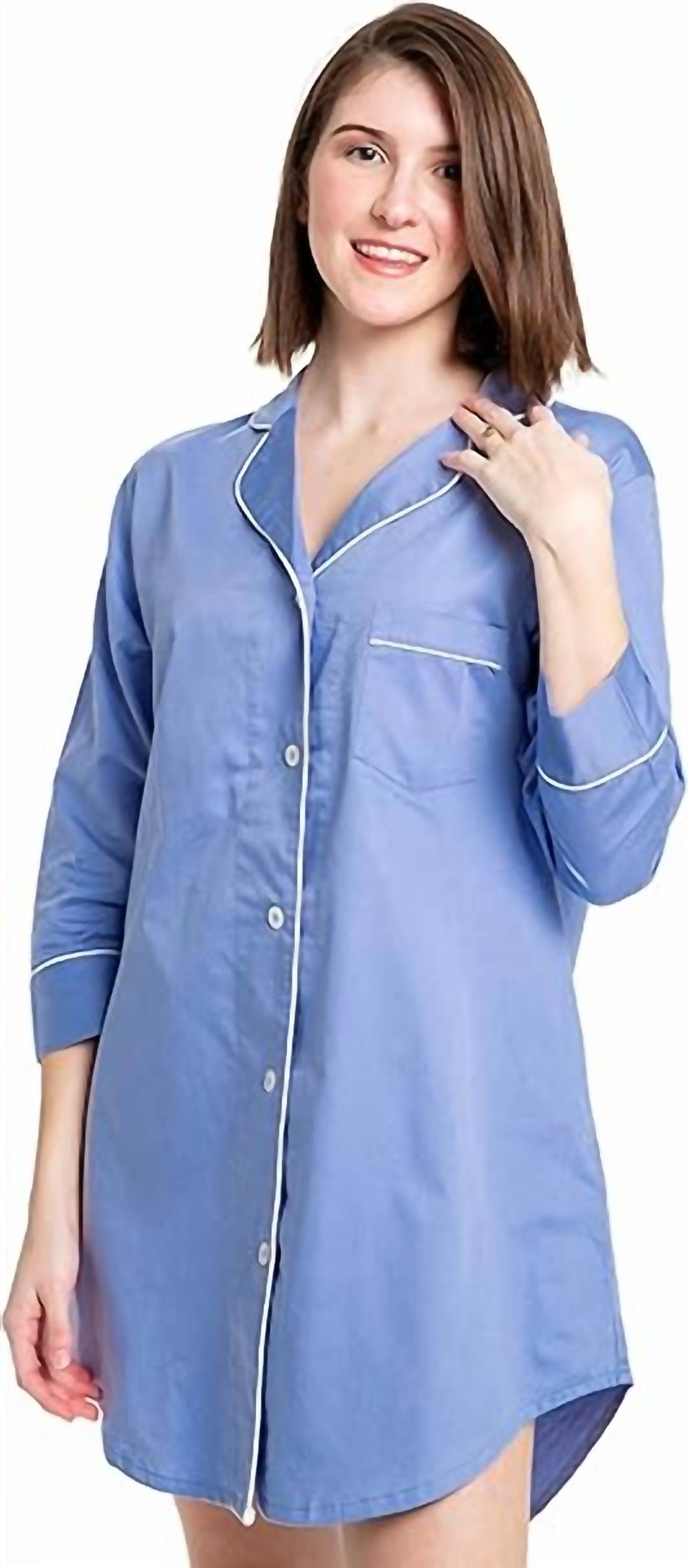 Button-down Sleep Shirt