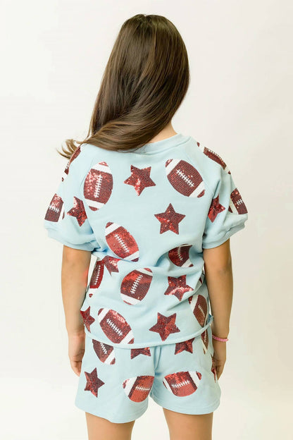 Sequin Football Top