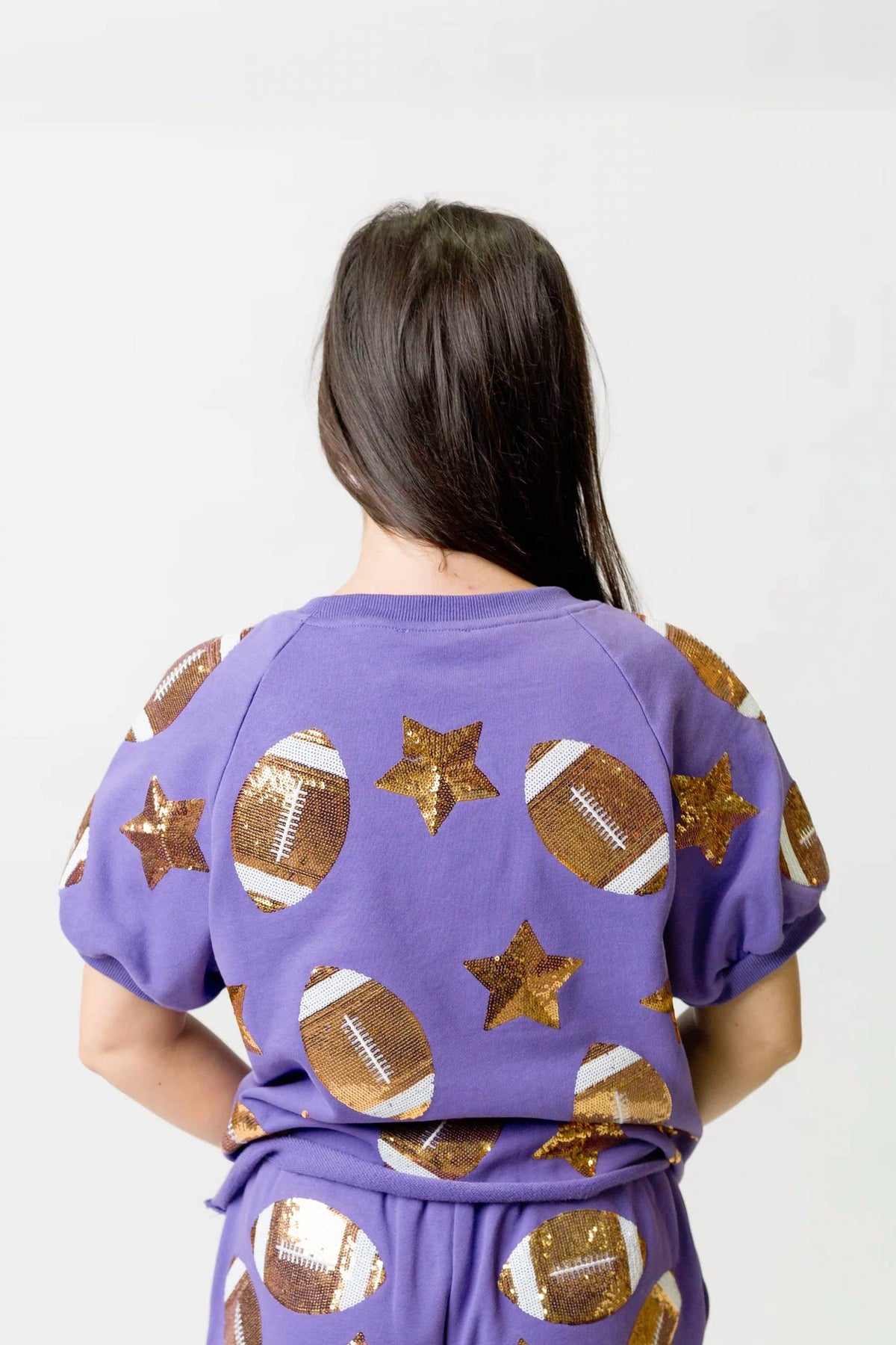 Sequin Star And Football Set