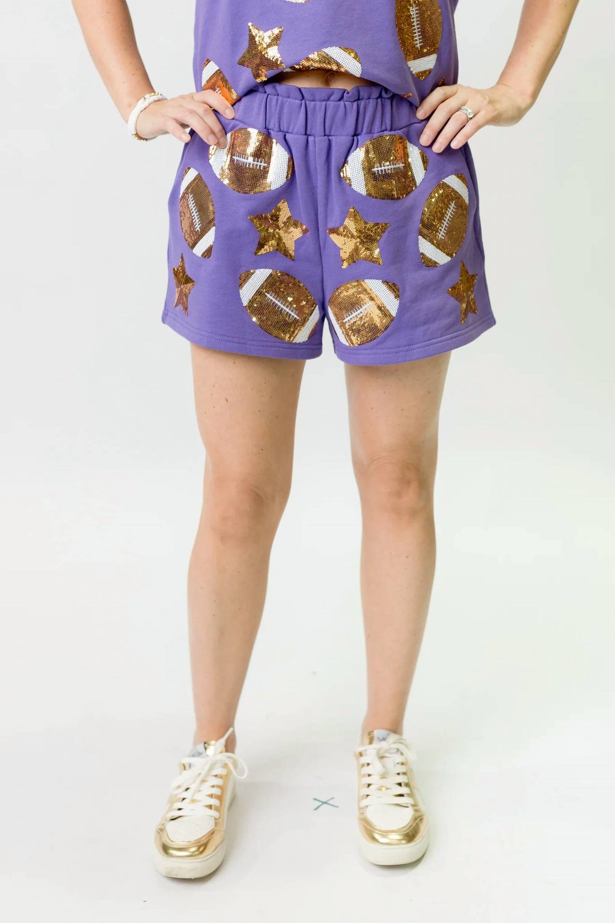 Sequin Star And Football Set
