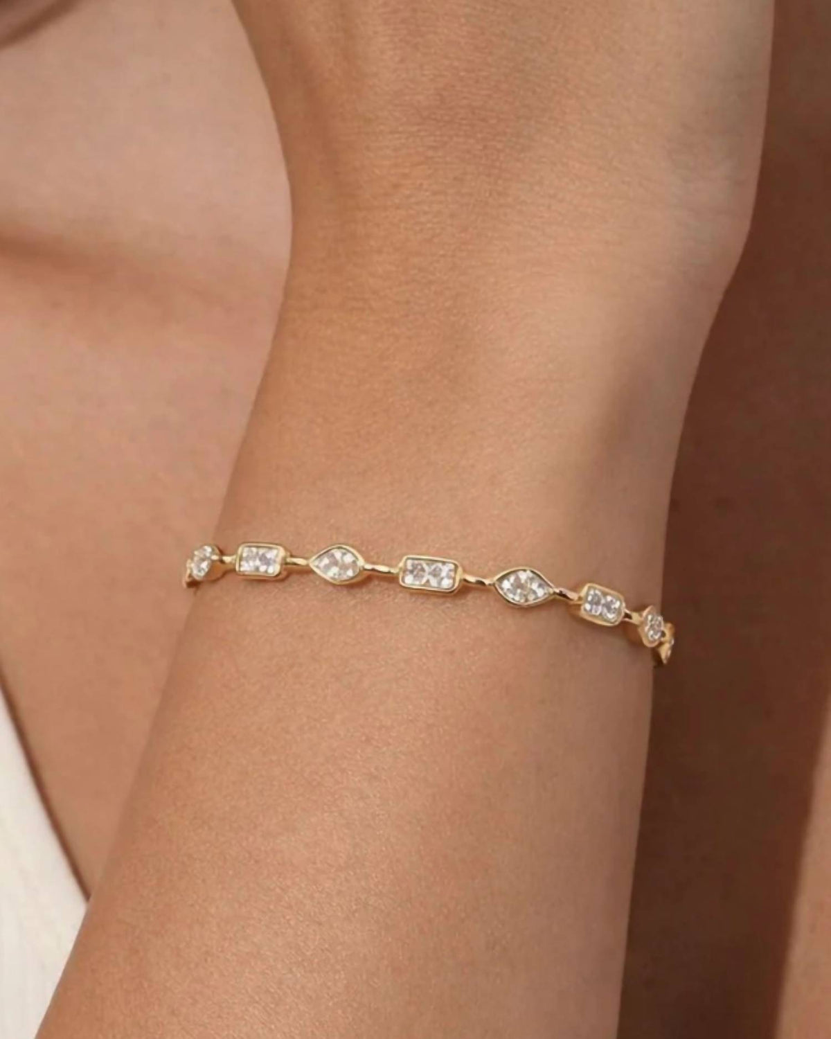 Women's Clover Multi Bezel Bracelet