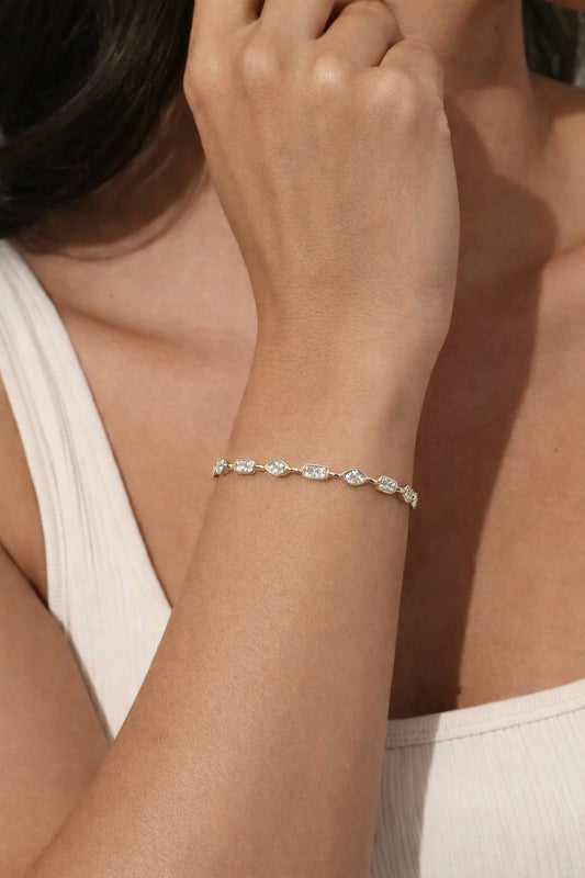 Women's Clover Multi Bezel Bracelet