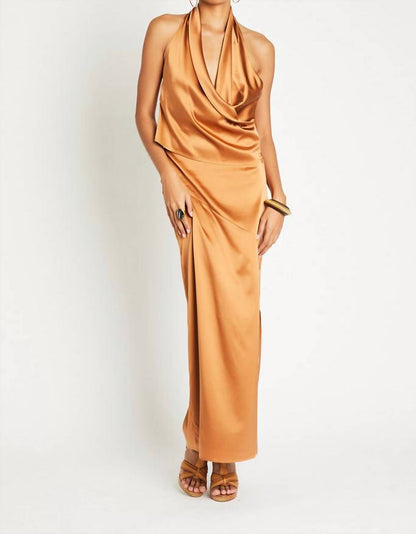 Naomi Silk Midi Skirt