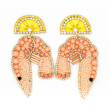 Women's Shrimp Cocktail Earrings