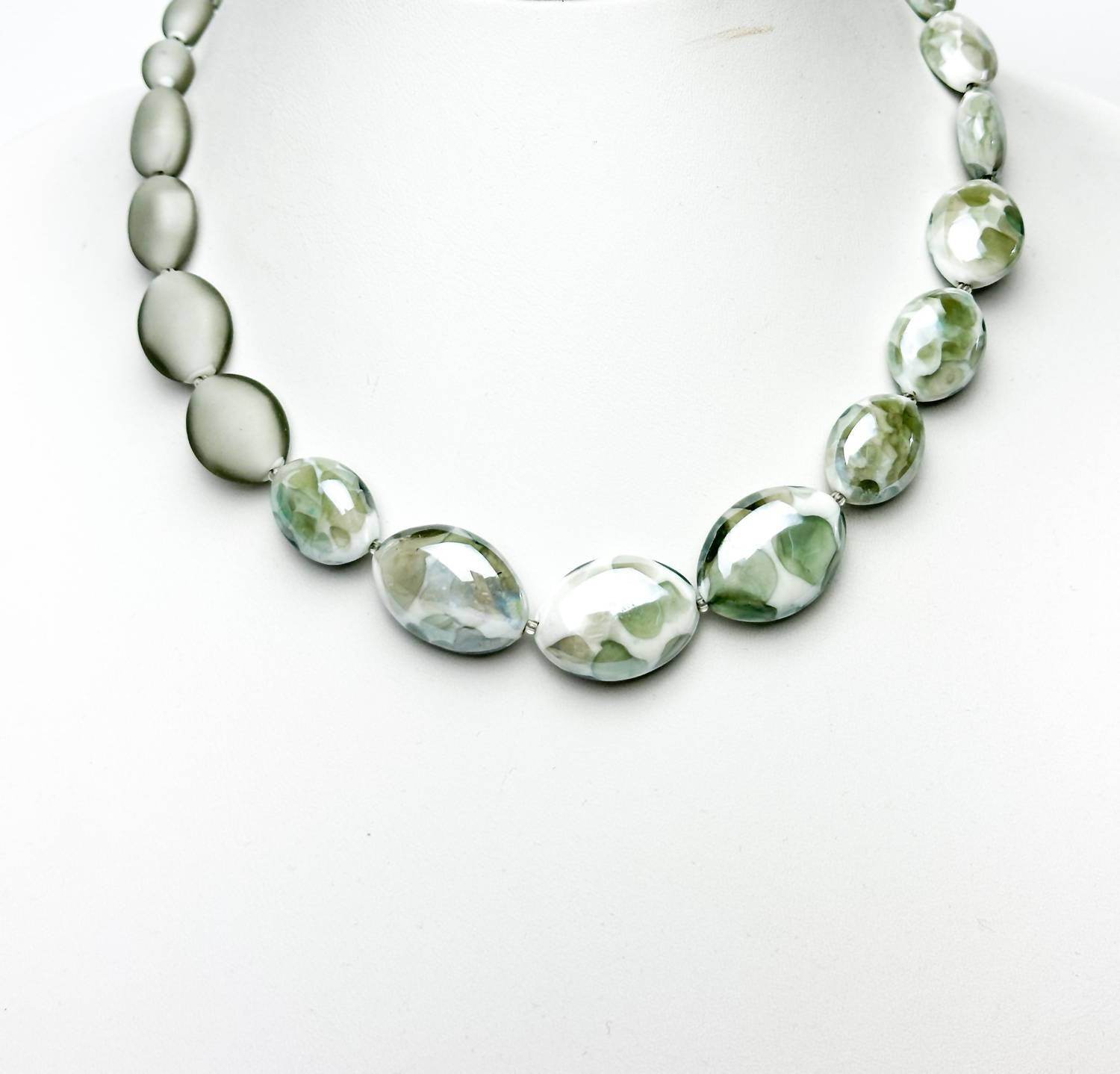 Antica Murrina - Women's Murrano Glass Two Toned Necklace - Rack Hunt -