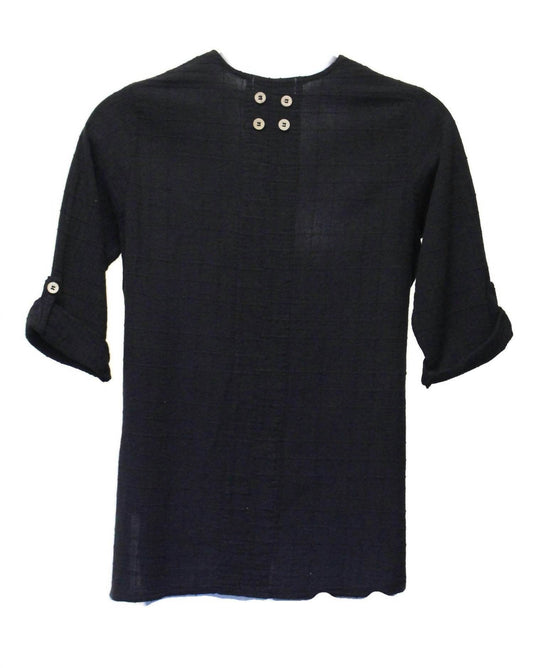 Ezze Wear - Women's Dotty Gauze Cotton Teah Top - Rack Hunt