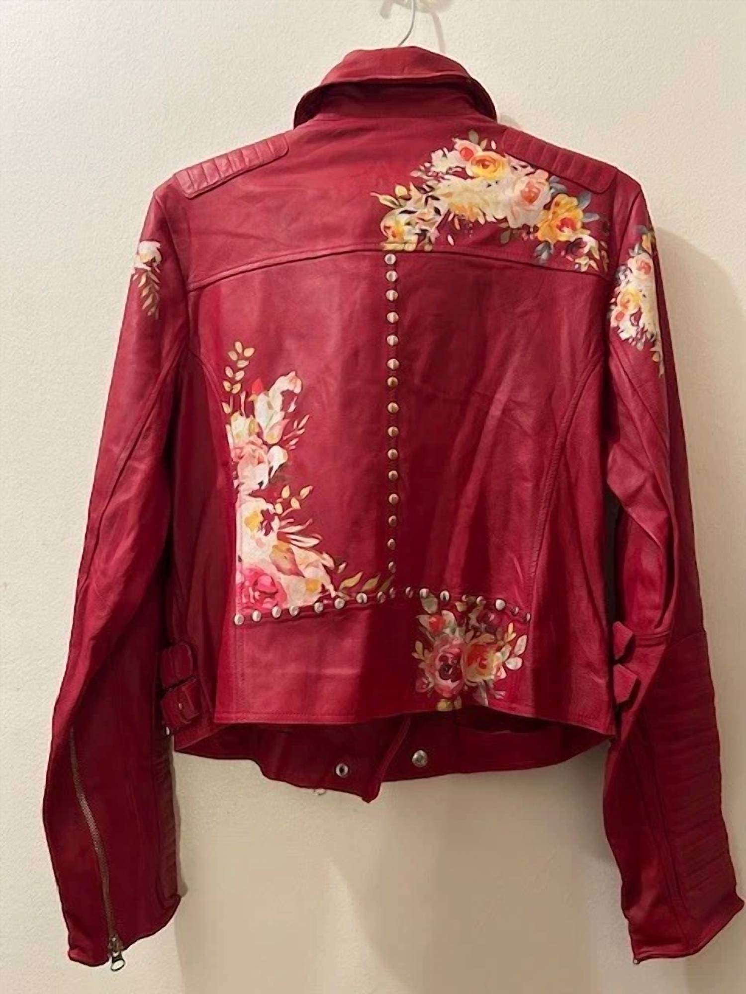 JKT NYC - Harley Floral Leather Jacket - Rack Hunt