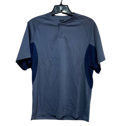 Adult Baseball 2 Button Short Sleeve Jersey Shirt