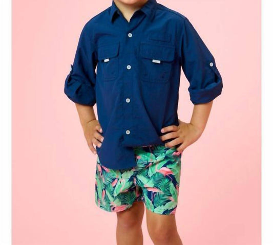 Water-Repellent Swim Trunks