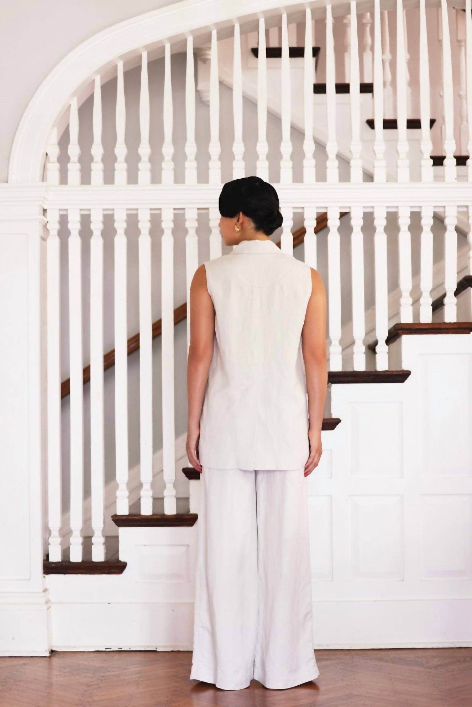 Rose Velvet - Candice Linen Vest - Rack Hunt -