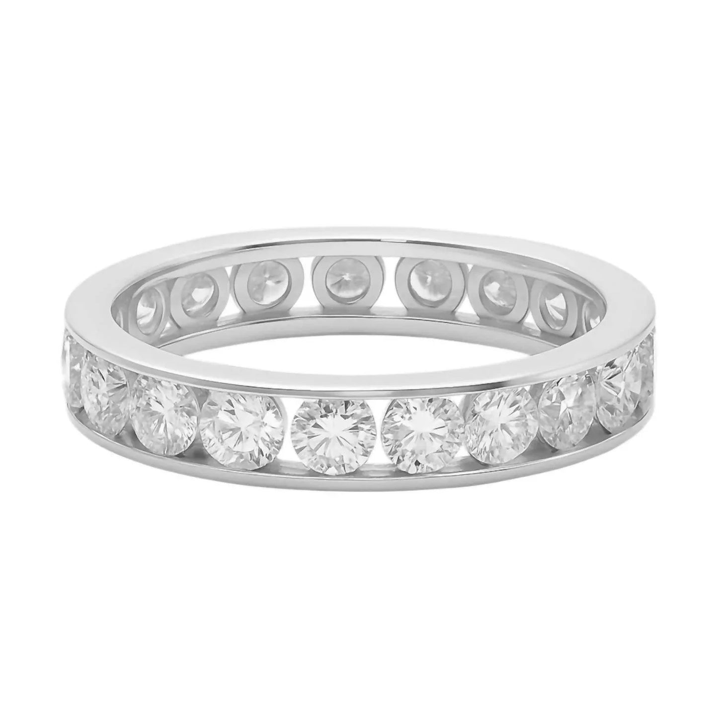 Allyanna Gifts - Women's Moissanite Eternity Band Ring - Rack Hunt