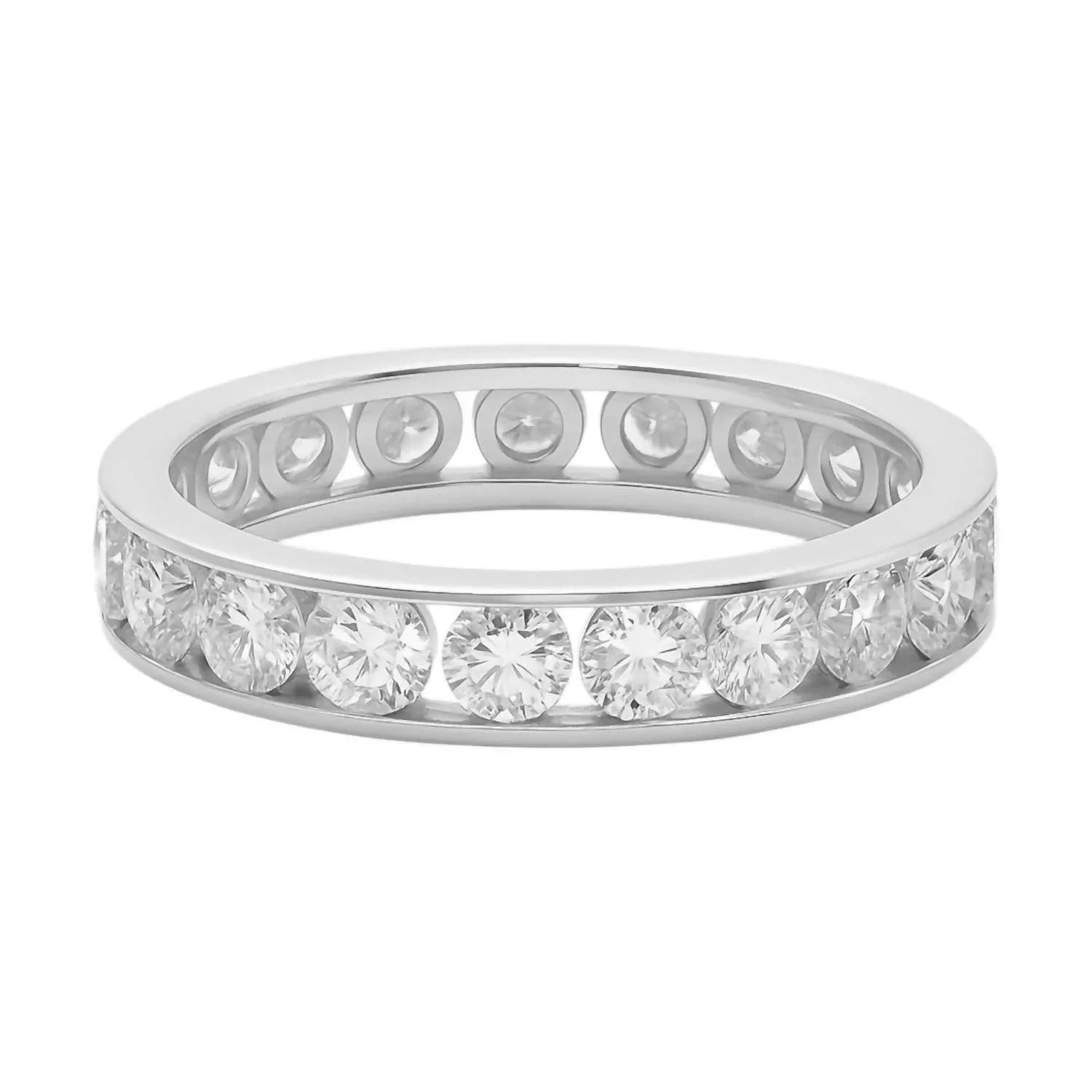 Allyanna Gifts - Women's Moissanite Eternity Band Ring - Rack Hunt