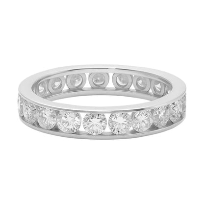 Allyanna Gifts - Women's Moissanite Eternity Band Ring - Rack Hunt