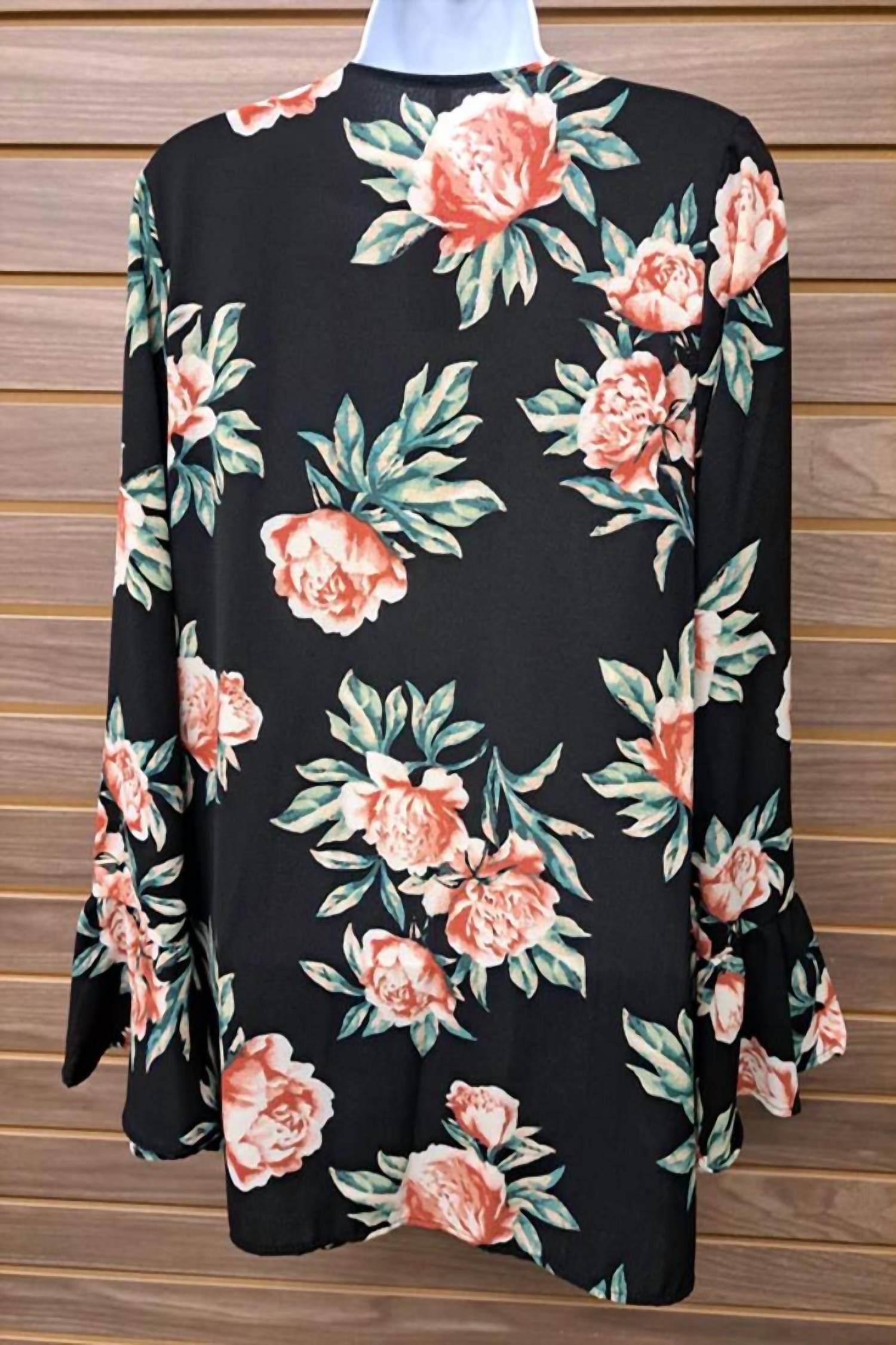 Voll Style - Women's Open Floral Cardigan - Rack Hunt -