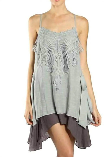 A'REVE - Asymmetrical X Back Dress Mini Dress - Rack Hunt