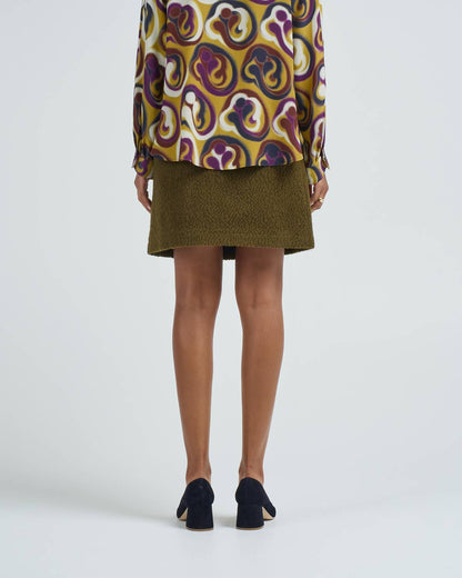 Texture Mini Skirt