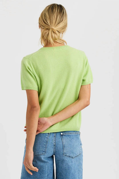 Jojo Cashmere Embroidered Tee