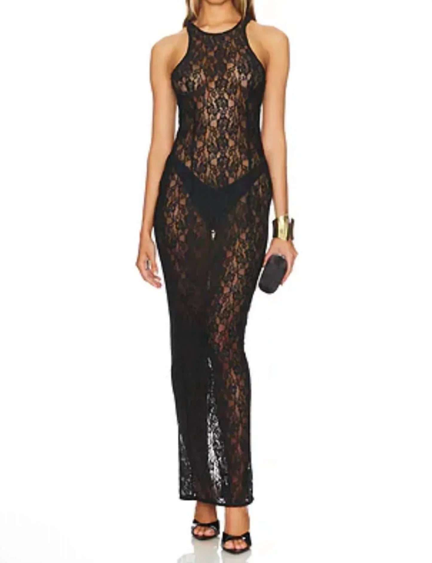 Miscreants London - Tanya Lace Maxi Dress - Rack Hunt