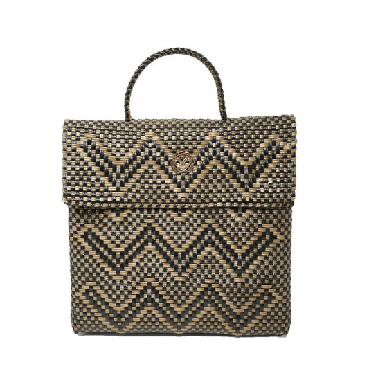Women's Medium Handmade Chevron Backpack