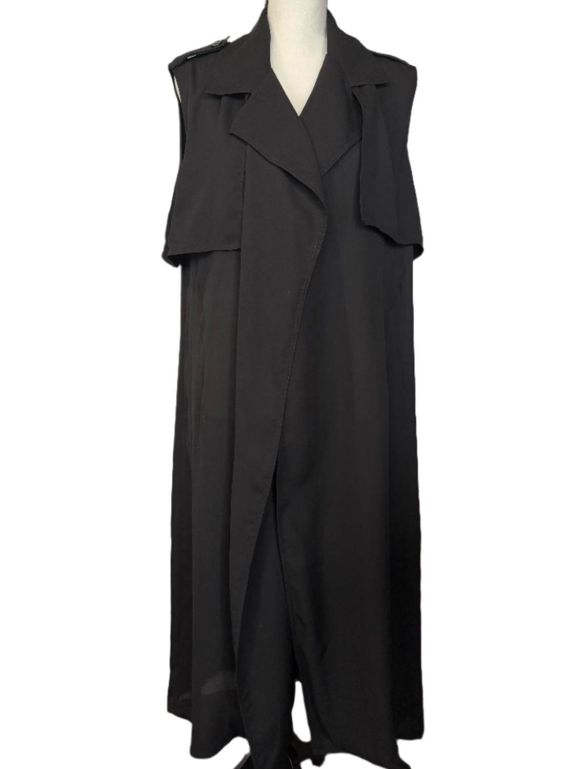 Laura Aparicio - Women's Sleeveless Collared Trench Coat - Rack Hunt -