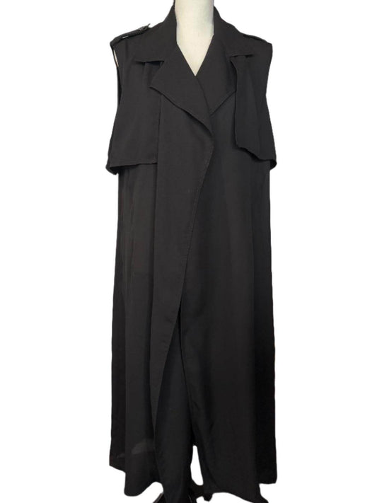 Laura Aparicio - Women's Sleeveless Collared Trench Coat - Rack Hunt -