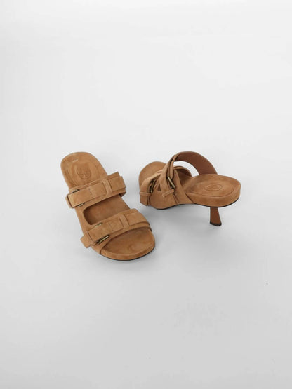 Women's Jakarta Suede Heeled Sandal