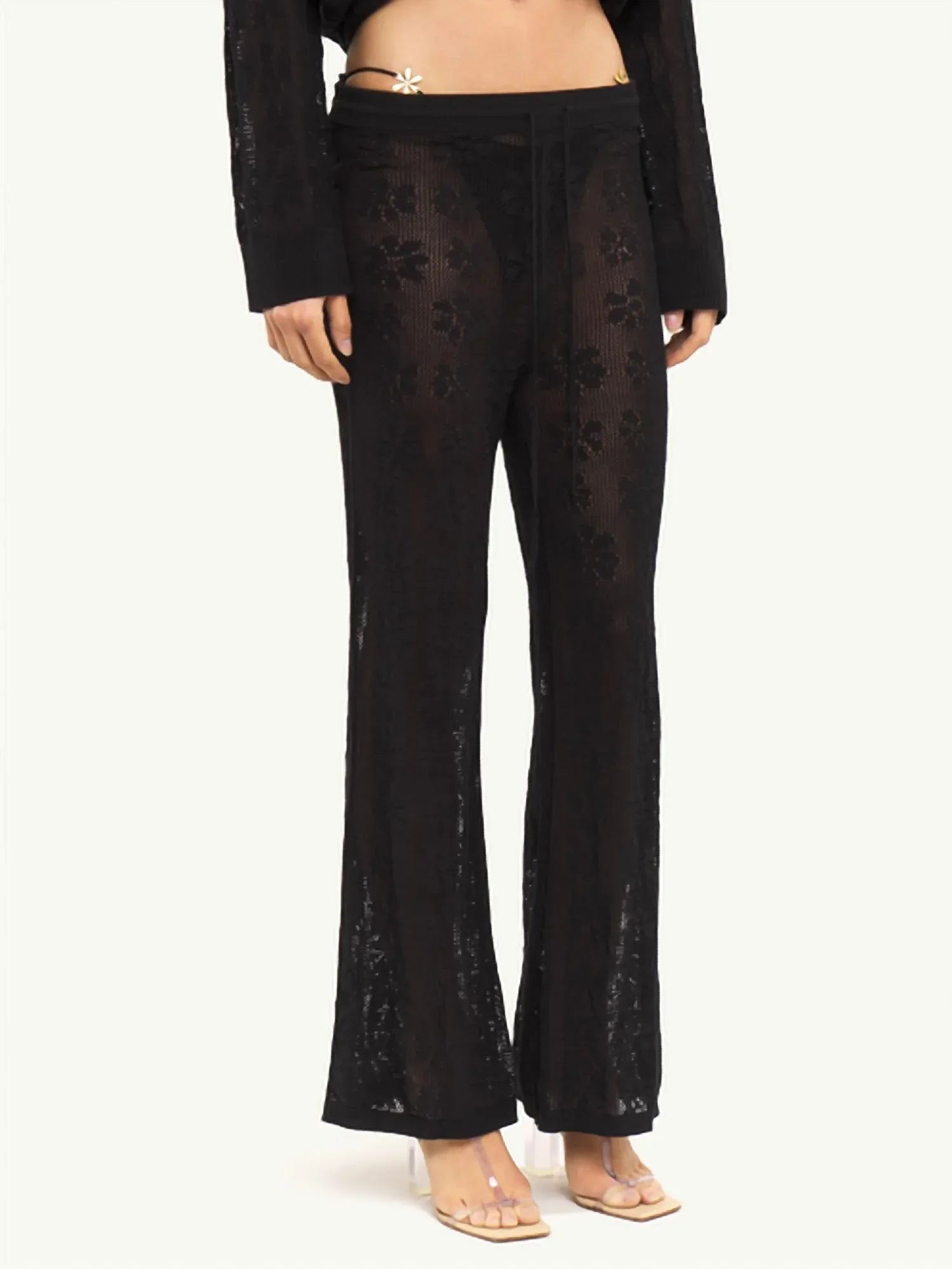 Asta Resort - Delilah Crochet Pant - side view - Rack Hunt