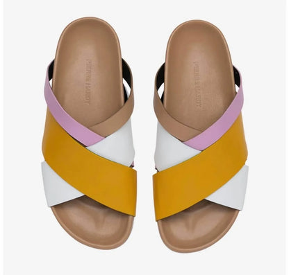 PIERRE HARDY - Women's Alpha Cross Flat Sandal - Rack Hunt