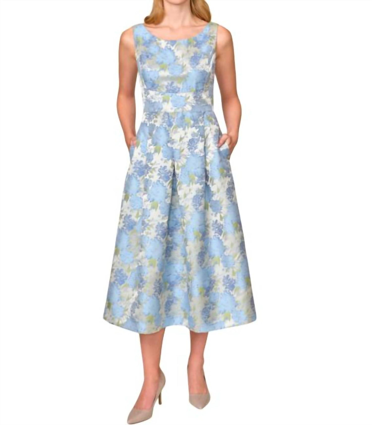 Bateau Jacquard Dress