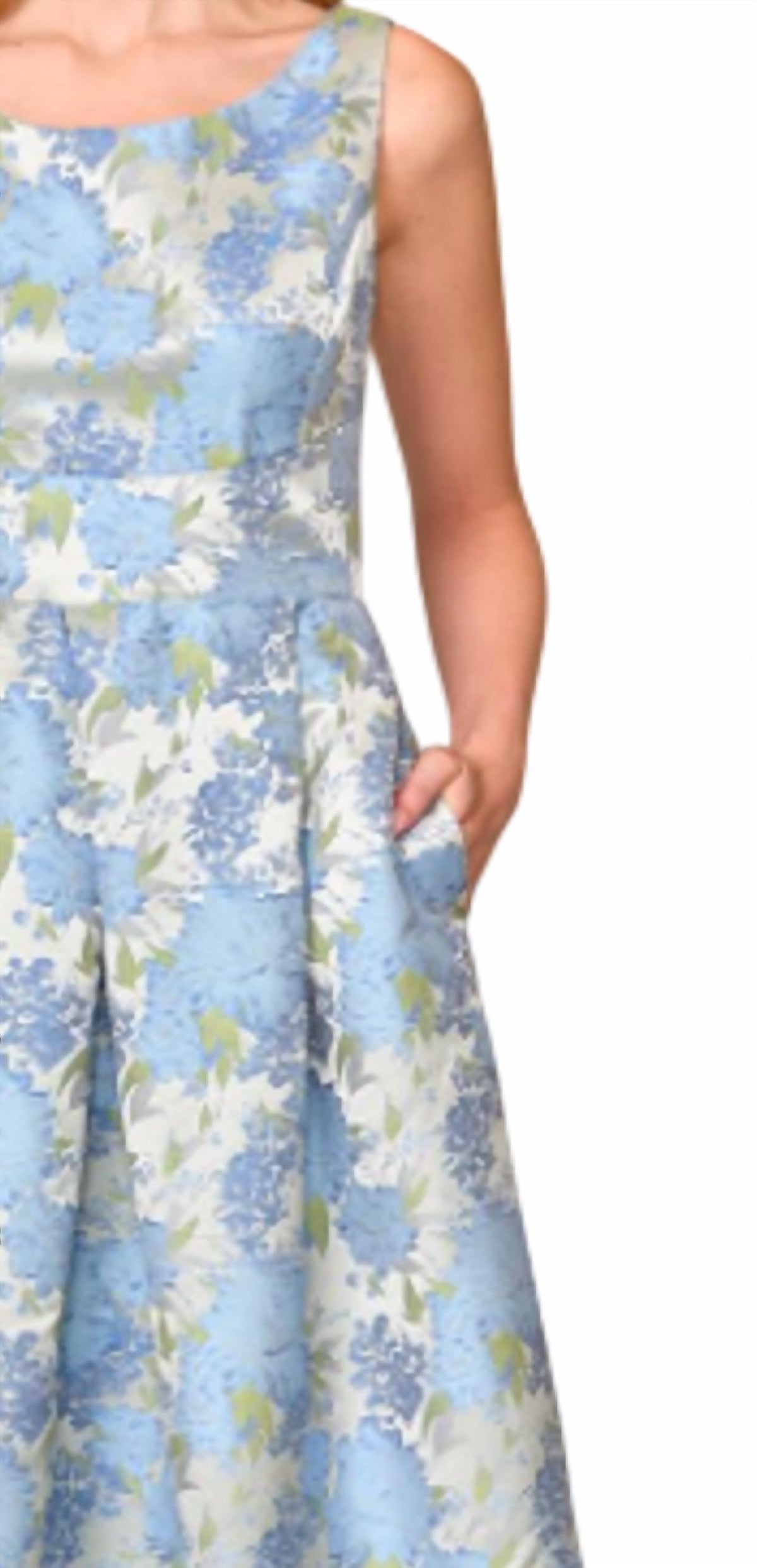 Bateau Jacquard Dress